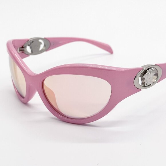 NEW VE4485 5521/Z VERSACE PINK OVERSIZED SUNGLASSES VERSACE MOD 4485 - Picture 5 of 10